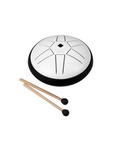 Sela tongue drum 5.5", 6 tongues, B major pentatonic, white