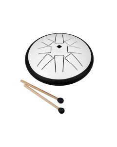 Sela tongue drum 6", 8 tongues, G minor, white