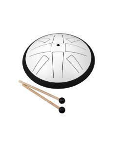 Sela tongue drum 10", 8 tongues, C major, white