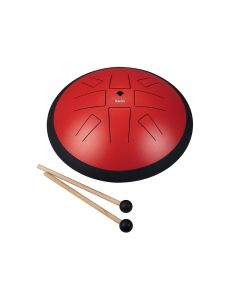 Sela tongue drum 10", 8 tongues, C Pygmy, red