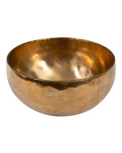 Sela brass singing bowl 19cm, with mallet - felt ring - cotton bag