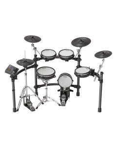 NUX all mesh head (REMO) digital drum kit, 12S-10-10-10-12HH-2x12C-14R, multi-track USB audio recording