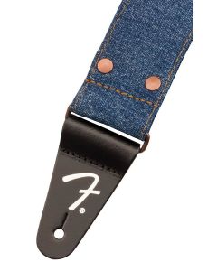 Fender Wrangler riveted denim strap, indigo