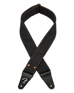 Fender Wrangler riveted denim strap, black