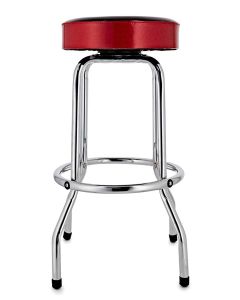 Fender red sparkle logo barstool, black/red sparkle 30"