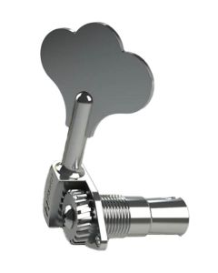 Hipshot HB6 1/2" licensed Ultralite bass tuning machine, chrome, clover key