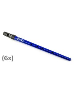 Clarke Sweetone D tinwhistle with pouch - 6 pcs blue