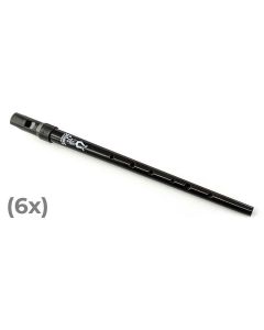 Clarke Sweetone D tinwhistle with pouch - 6 pcs black