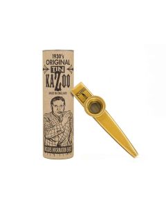 Clarke gold coated metal kazoo - 20 pcs with display