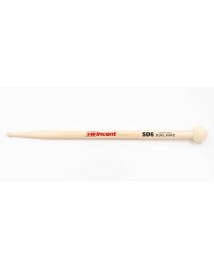 Wincent maple drumstick/mallet SD6 with 32mm hard felt ball and SD2 handle