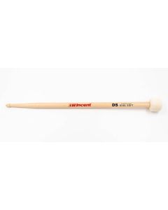 Wincent maple drumstick/mallet DUALSOFT with 35mm soft felt ball and 5A handle