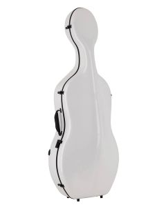 Leonardo Pro series cello case 4/4  full carbon, white carbon pattern, 3,8kg