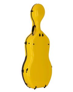 Leonardo Pro series cello case 4/4 full carbon, bumblebee yellow/black carbon,3,4kg