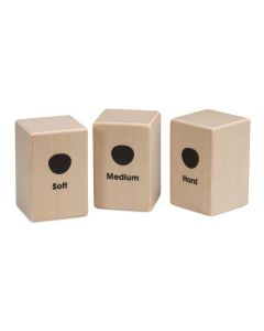 Sela mini cajon shaker set (soft, medium, hard)