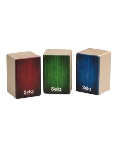 Sela mini cajon shaker set (soft, medium, hard)