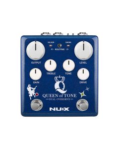 NUX Verdugo Series analoog dubbel-effectpedaal overdrive QUEEN OF TONE