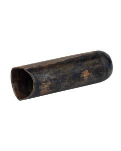 The Rock Slide aged brass Minnie Marks signature slide, hybrid balltip/open end, extra small