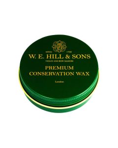 W.E. Hill & Sons premium conservation wax, in 50ml resealable aluminum tin box