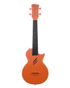 Cascha carbon fiber concert ukelele with softcase, strap and 3 picks, orange