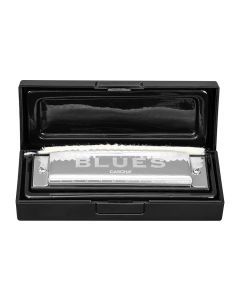 Cascha blues harmonica in D, incl. case and cleaning cloth