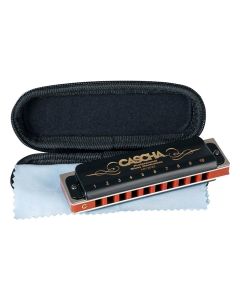 Cascha professional blues harmonica in C, incl. case and cleaning cloth