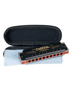 Cascha professional blues harmonica in D, incl. case and cleaning cloth