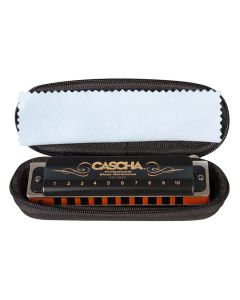 Cascha professional blues harmonica in E, incl. case and cleaning cloth