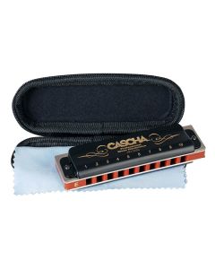 Cascha professional blues harmonica in E, incl. case and cleaning cloth