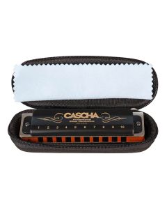 Cascha professional blues harmonica in F, incl. case and cleaning cloth