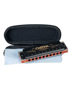 Cascha professional blues harmonica in Bb, incl. case and cleaning cloth