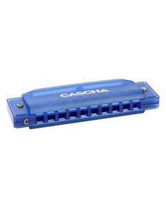 Cascha fun blues harmonica blue, incl. hard case and flyer