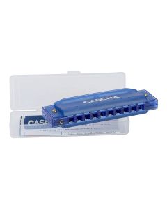 Cascha fun blues harmonica blue, incl. hard case and flyer