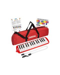 Cascha melodica red, incl. case and mouthpiece