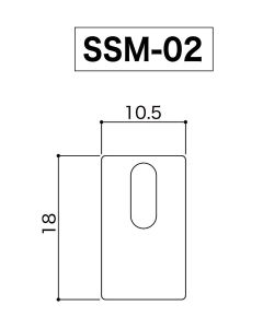 Gotoh locking tremolo saddle shim, for GE1996T tremolo, 0.2mm brass, set of 4 pcs.