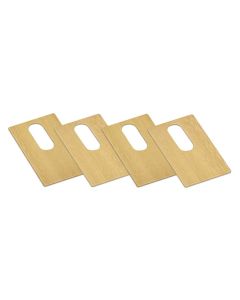 Gotoh locking tremolo saddle shim, for GE1996T tremolo, 0.2mm brass, set of 4 pcs.