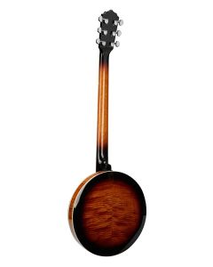 SX 6 string banjo, vintage sunburst glossy, with bag