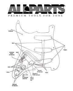 Allparts wiring kit for Stratocaster