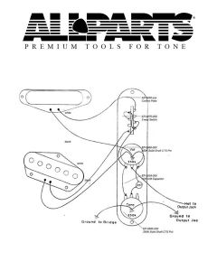 Allparts wiring kit for Telecaster