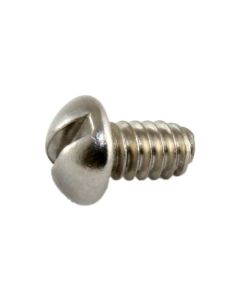 Allparts slothead switch mounting screw, #6-32 x 1/4", stainless steel, 8pcs.