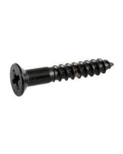 Allparts bridge mounting screws, #8 x 1", black, 5pcs.