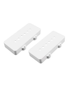 Allparts pickup covers for Jazzmaster, white nylon, set of 2