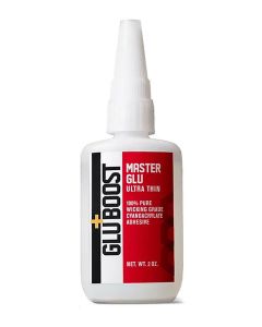 Gluboost MasterGlu cyanoacrylic glue, ultra thin, 2oz (59ml) bottle