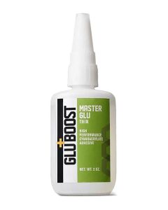 Gluboost MasterGlu cyanoacrylic glue, thin, 2oz (59ml) bottle