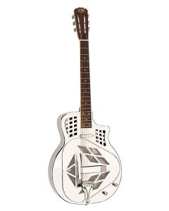 Royall Tri Cone 12 fret resonator TAMPA CUT SC, bell brass body nickel finish, with softcase