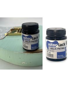 NitorLACK relic patina dye, to enhance guitar ageing and lacquer crazing - 75ml bottle