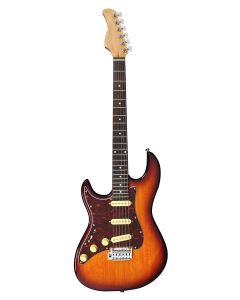 Sire Guitars S3 Series Larry Carlton lefty electric guitar S-style tobacco sunburst1