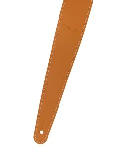 Fender Essentials 2" leather guitar strap, tan