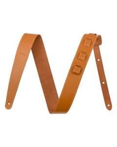 Fender Essentials 2" leather guitar strap, tan