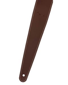 Fender Essentials 2" leather guitar strap, brown