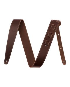 Fender Essentials 2" leather guitar strap, brown